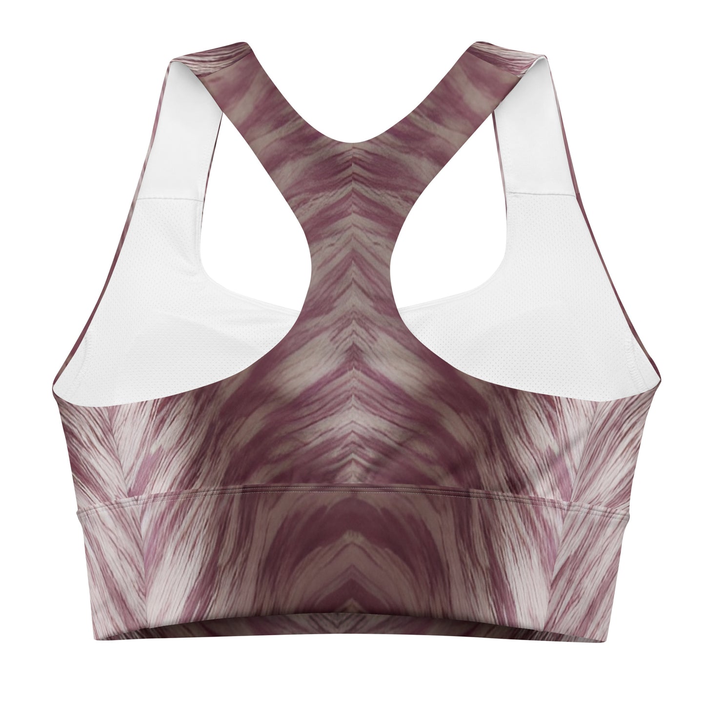 Nova Jade Fur Custom Print Longline Sports Bra