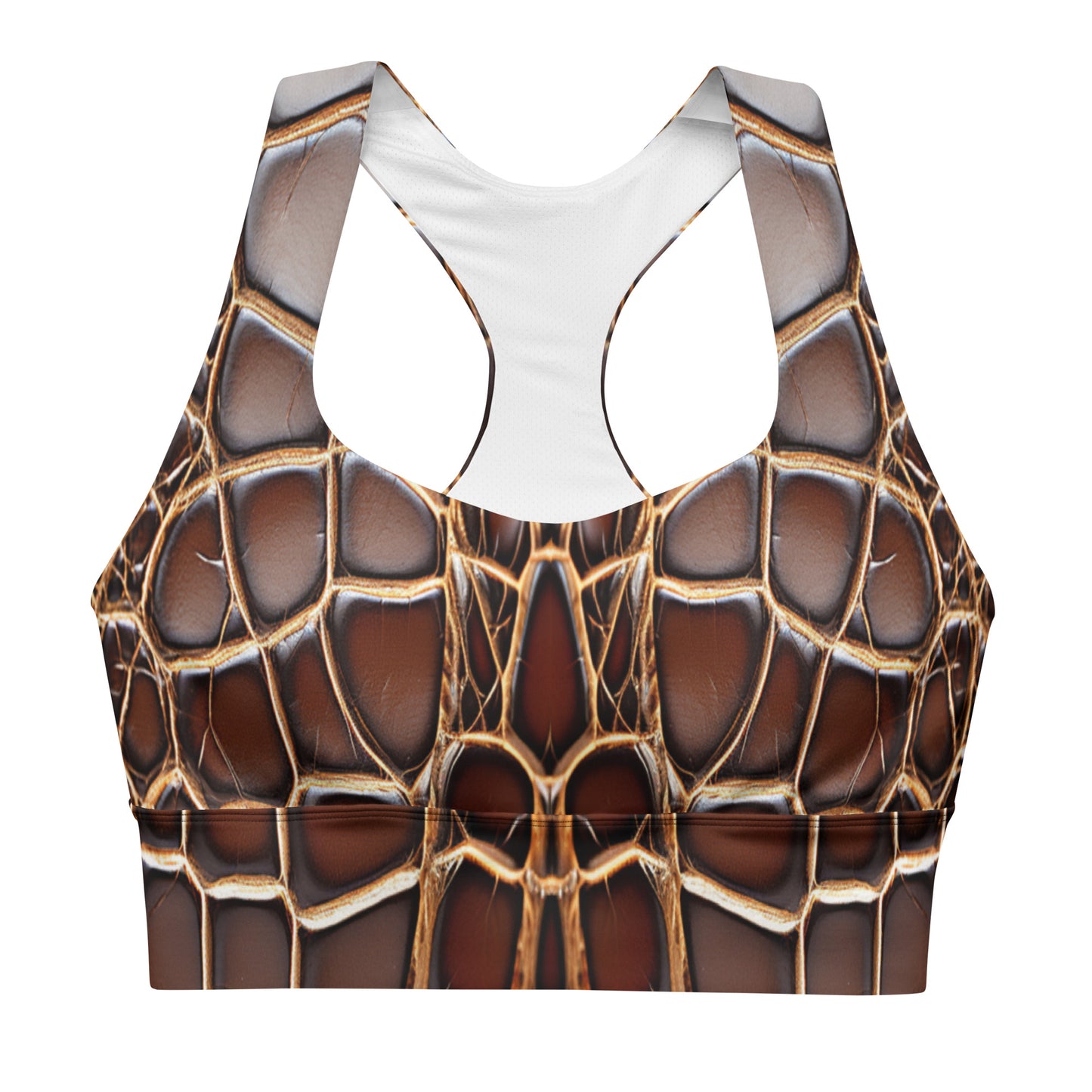 Reptile Print Sports Bra For Women