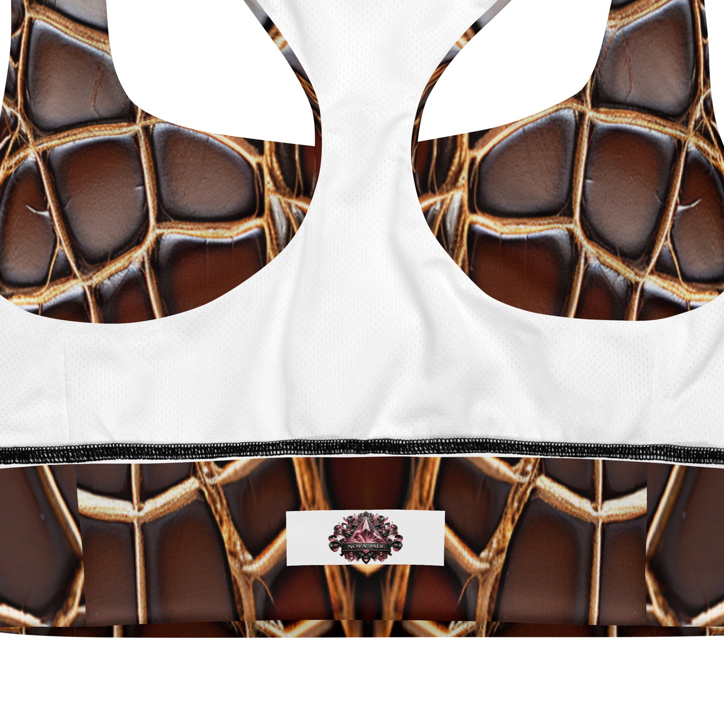 Reptile Print Sports Bra For Women
