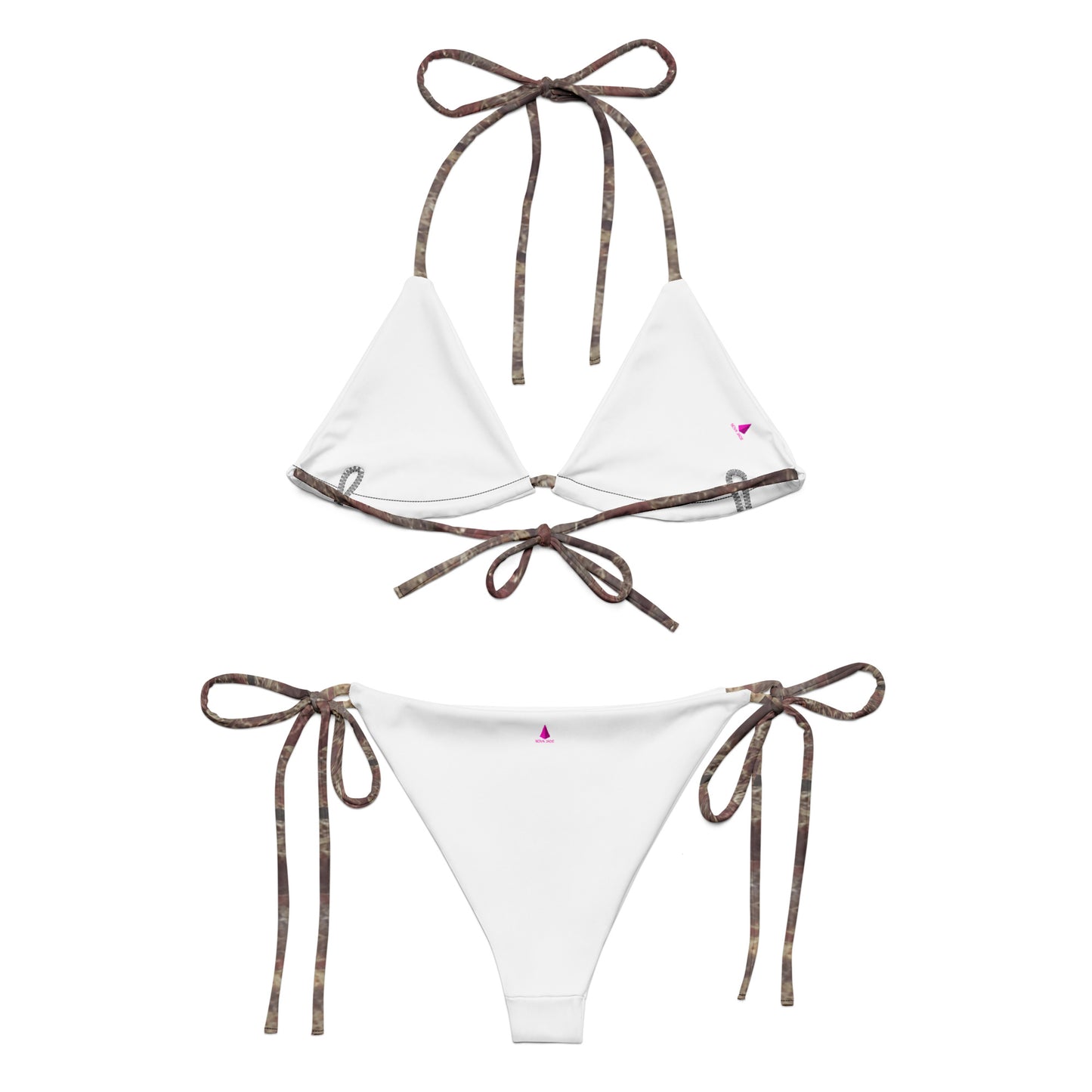 Pink Champagne Custom Printed String Bikini