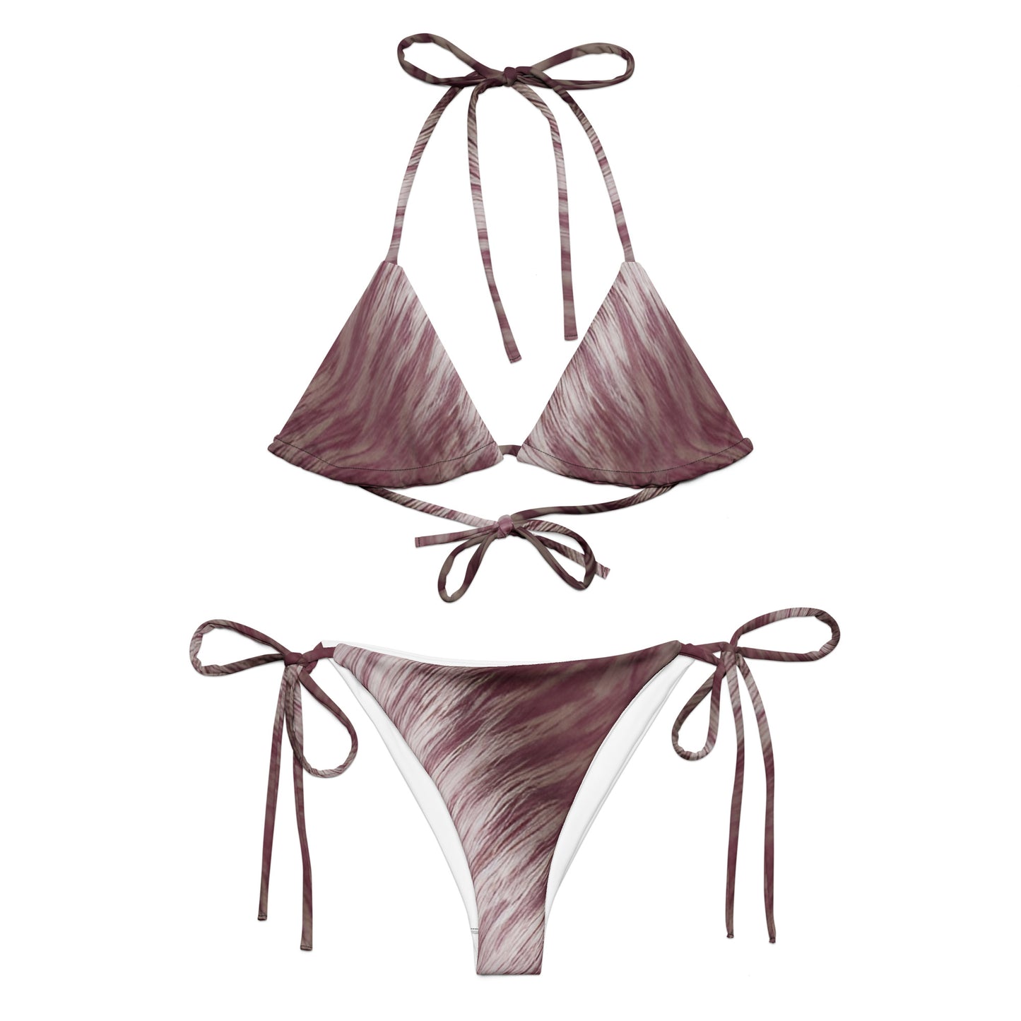 Nova Jade Fur Custom Print String Bikini