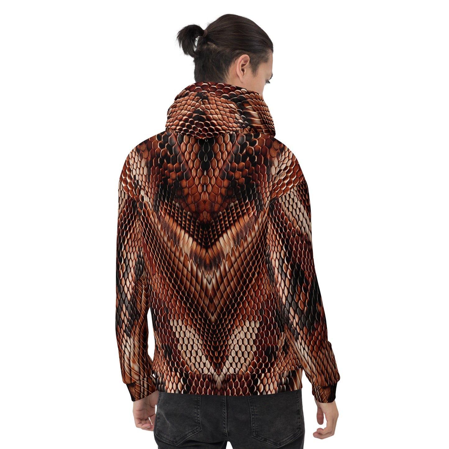 Copperhead Snake Unisex Designer Hoodie