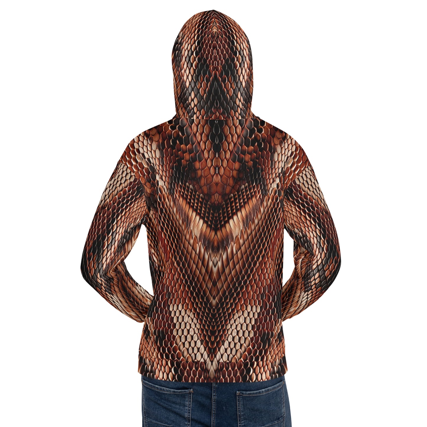 Copperhead Snake Unisex Designer Hoodie