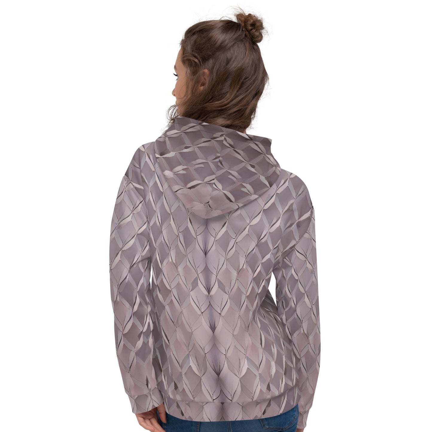 Diamond Plate Pattern Unisex Designer Hoodie