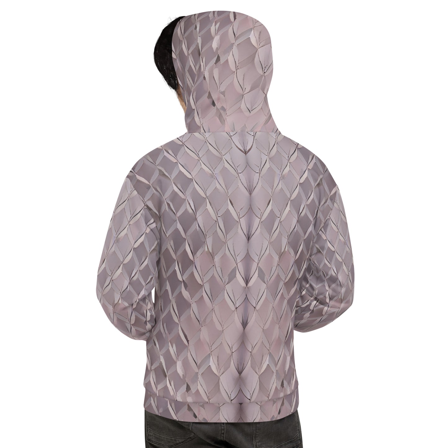 Diamond Plate Pattern Unisex Designer Hoodie