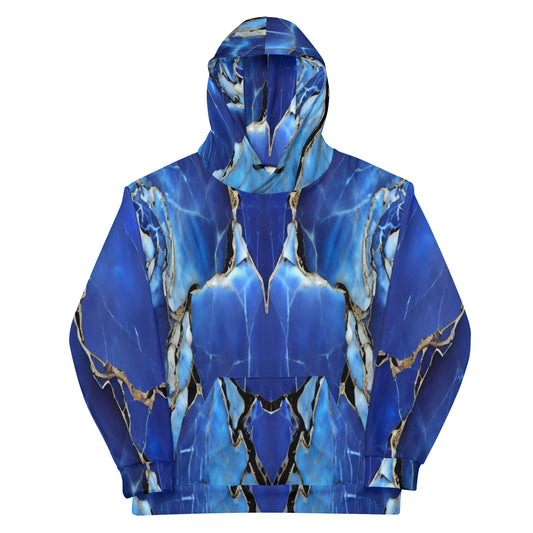 Blue Marble Unisex Designer Hoodie