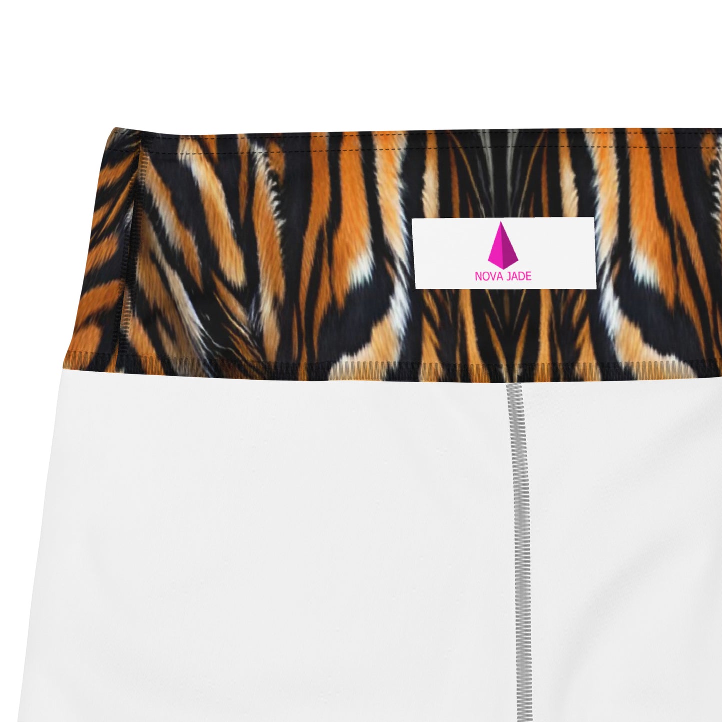 Tiger Fur Custom Print Yoga Shorts
