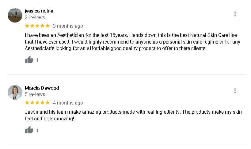 5 Star Skincare Reviews