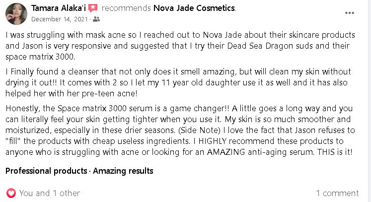 5 Star Skincare Reviews