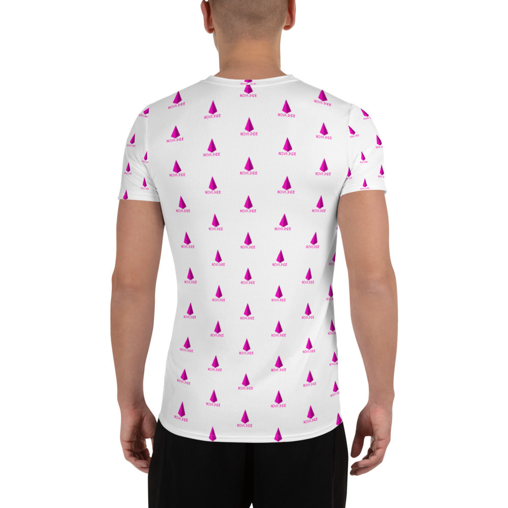 Nova Jade Cosmetics Logo Pattern Men's T-Shirt