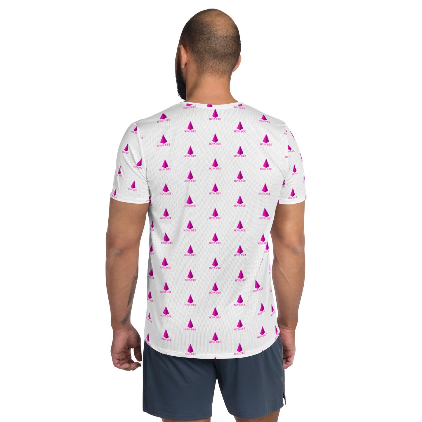 Nova Jade Cosmetics Logo Pattern Men's T-Shirt