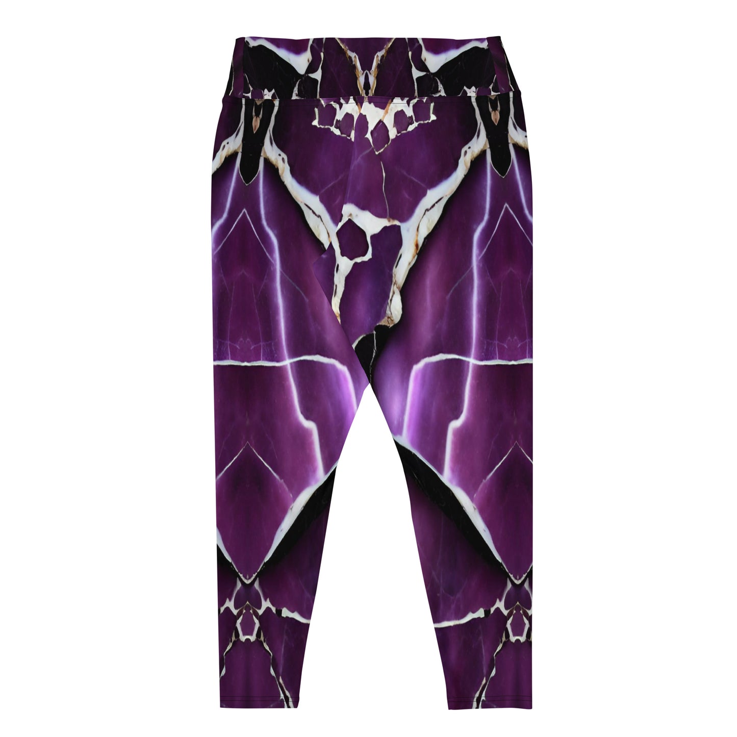 Purple Marble Custom Print Yoga Leggings XL Sizes