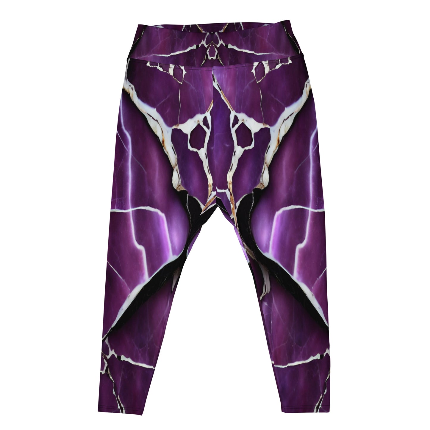 Purple Marble Custom Print Yoga Leggings XL Sizes