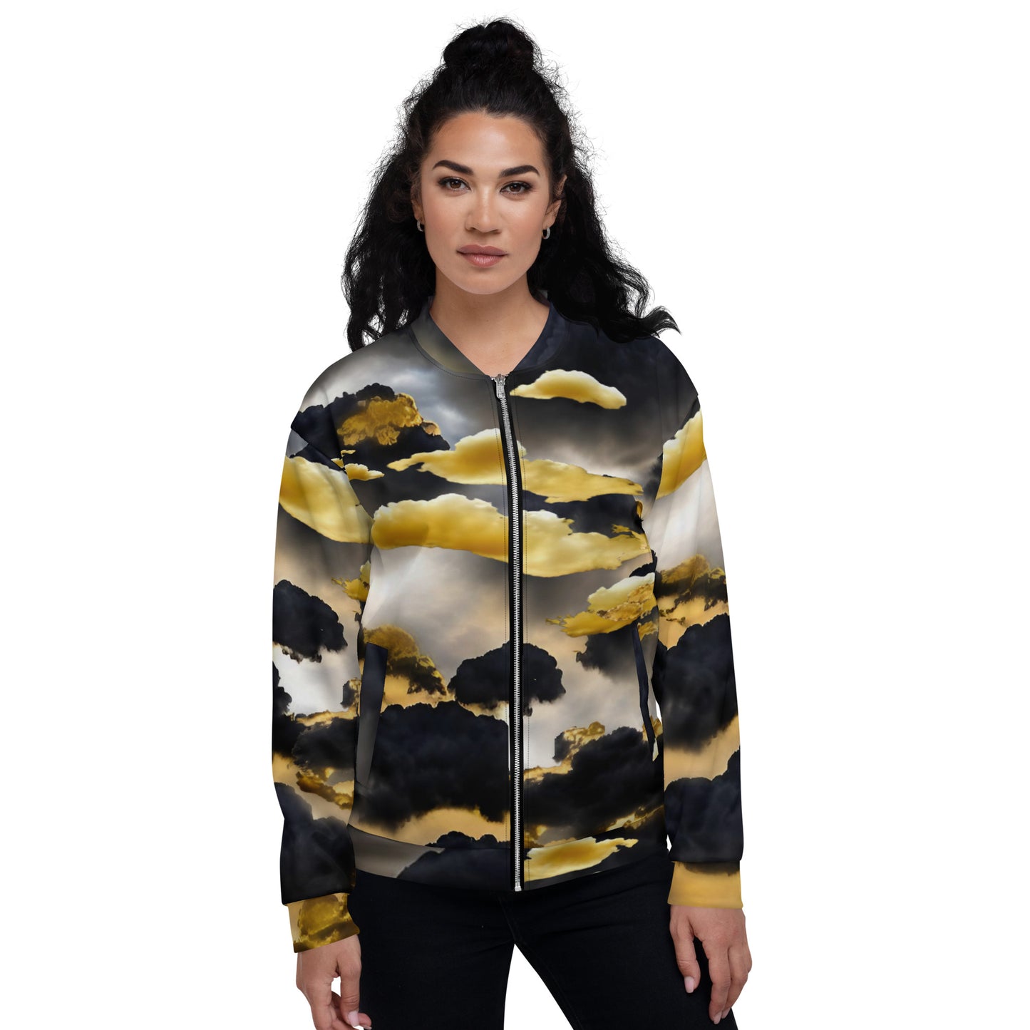 Rising Sun CH-47 Chinook Helicopter Unisex Bomber Jacket