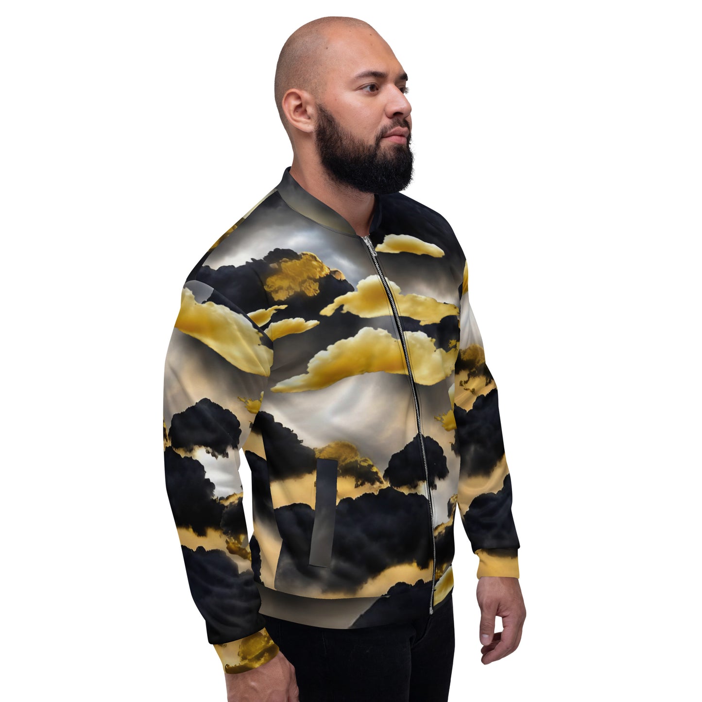 Rising Sun CH-47 Chinook Helicopter Unisex Bomber Jacket