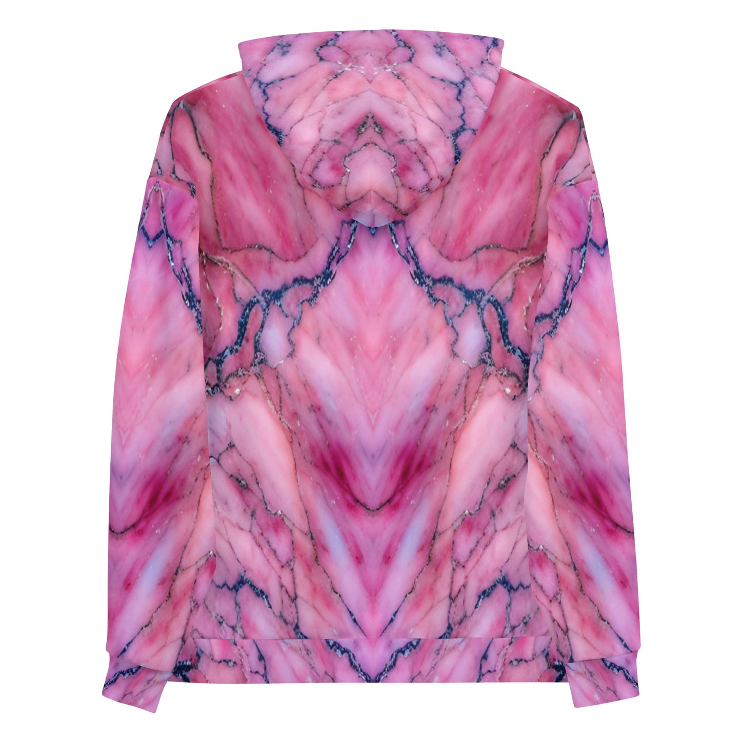 Pink Marble Unisex Designer Hoodie