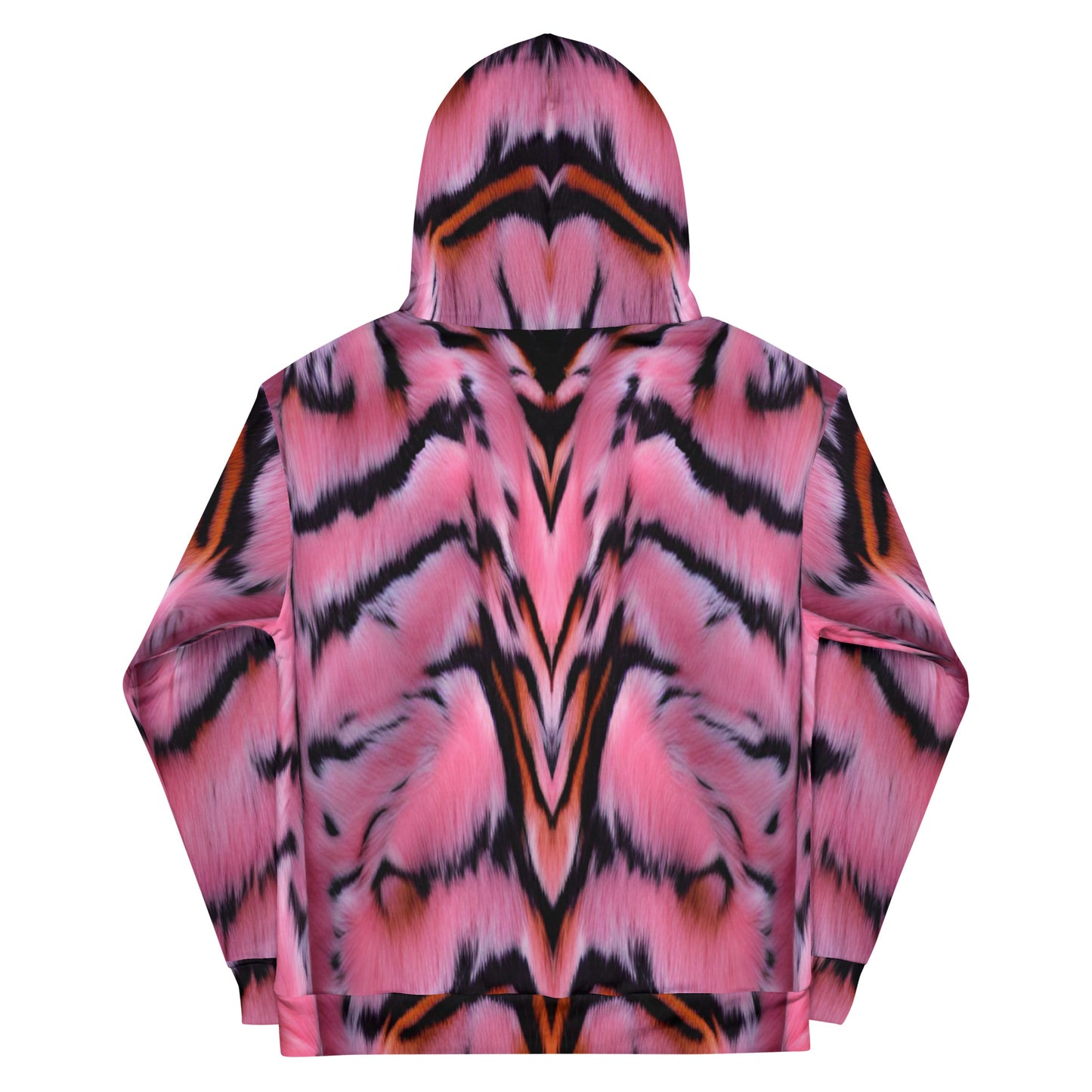 Pink Tiger Fur Unisex Designer Hoodie