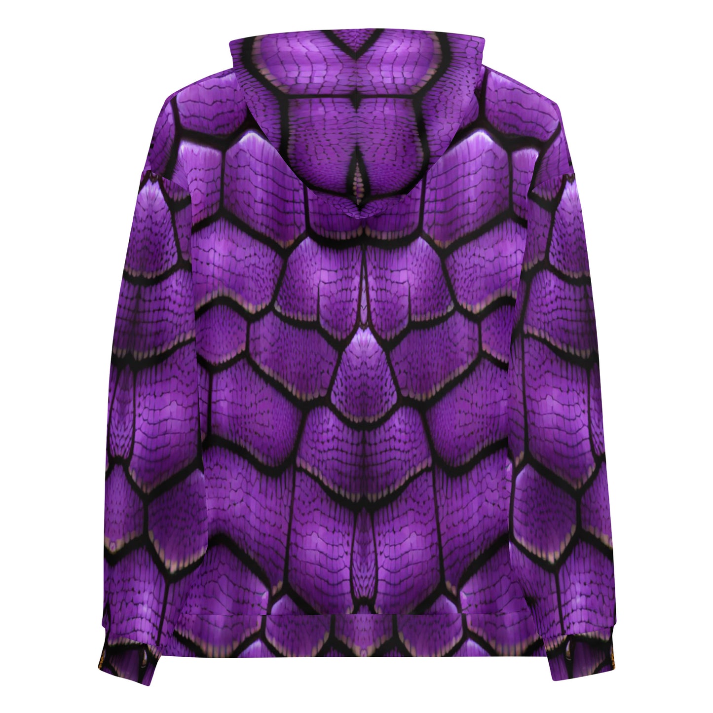 Purple Dragon Scales Unisex Designer Hoodie