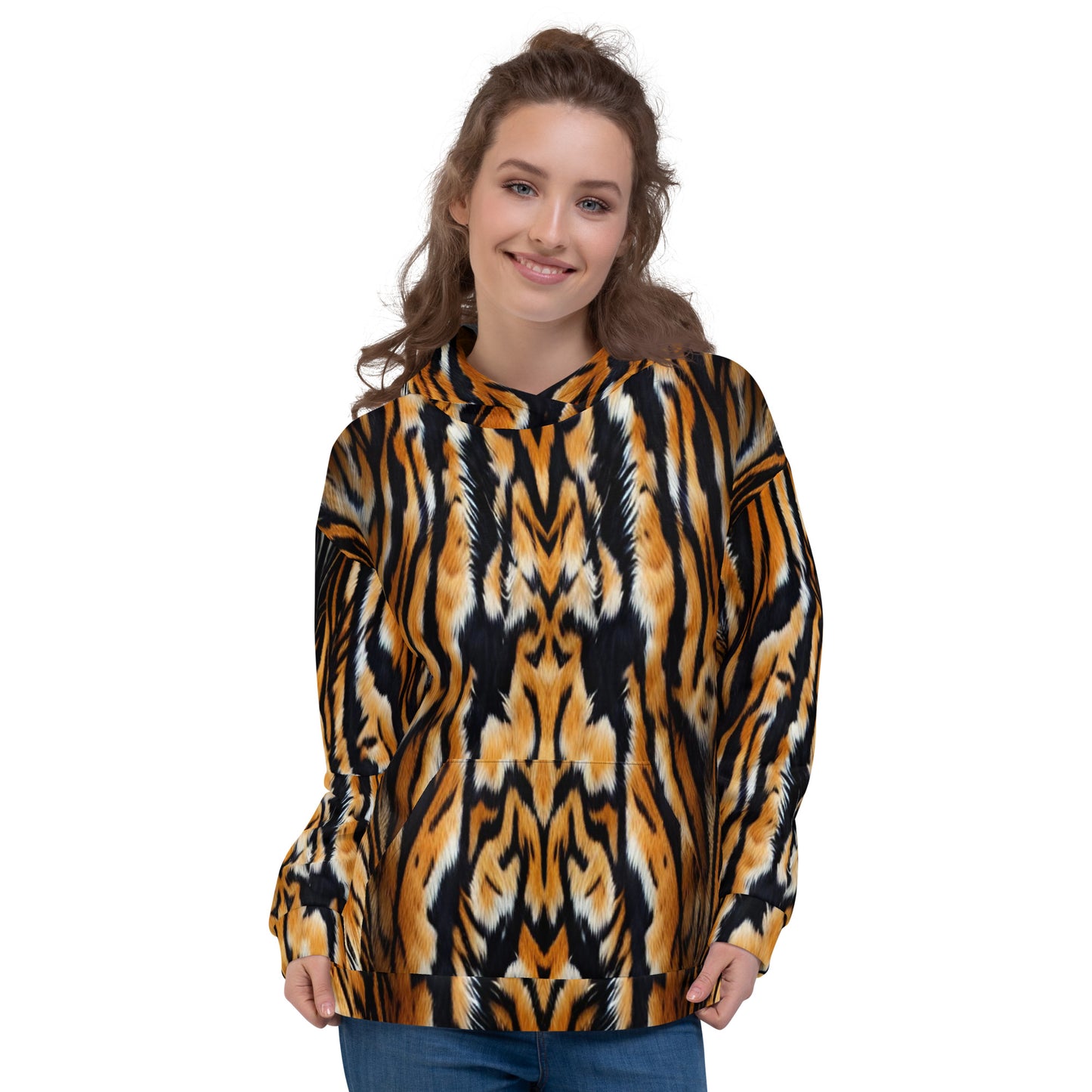 Tiger Fur Unisex Designer Hoodie