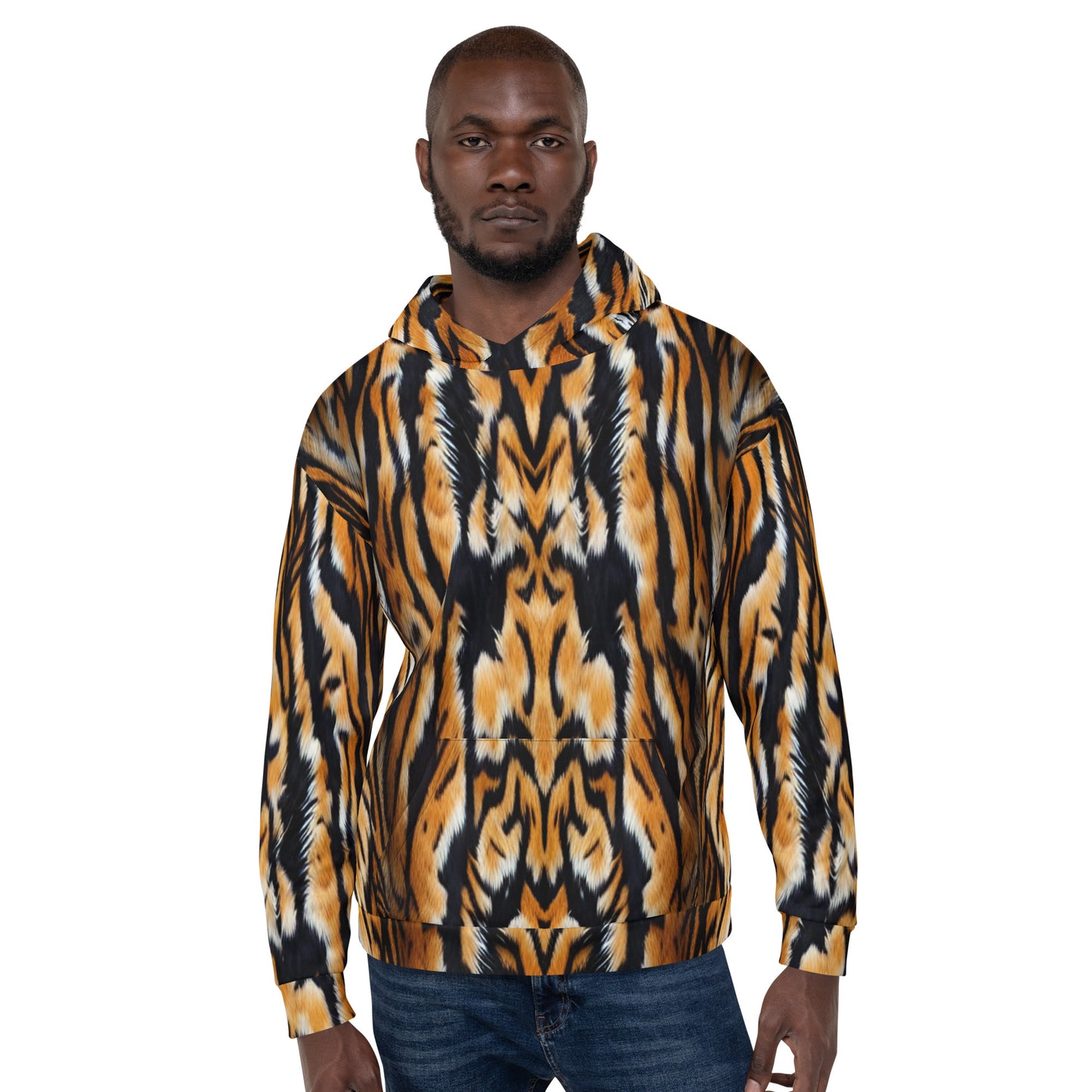 Tiger Fur Unisex Designer Hoodie