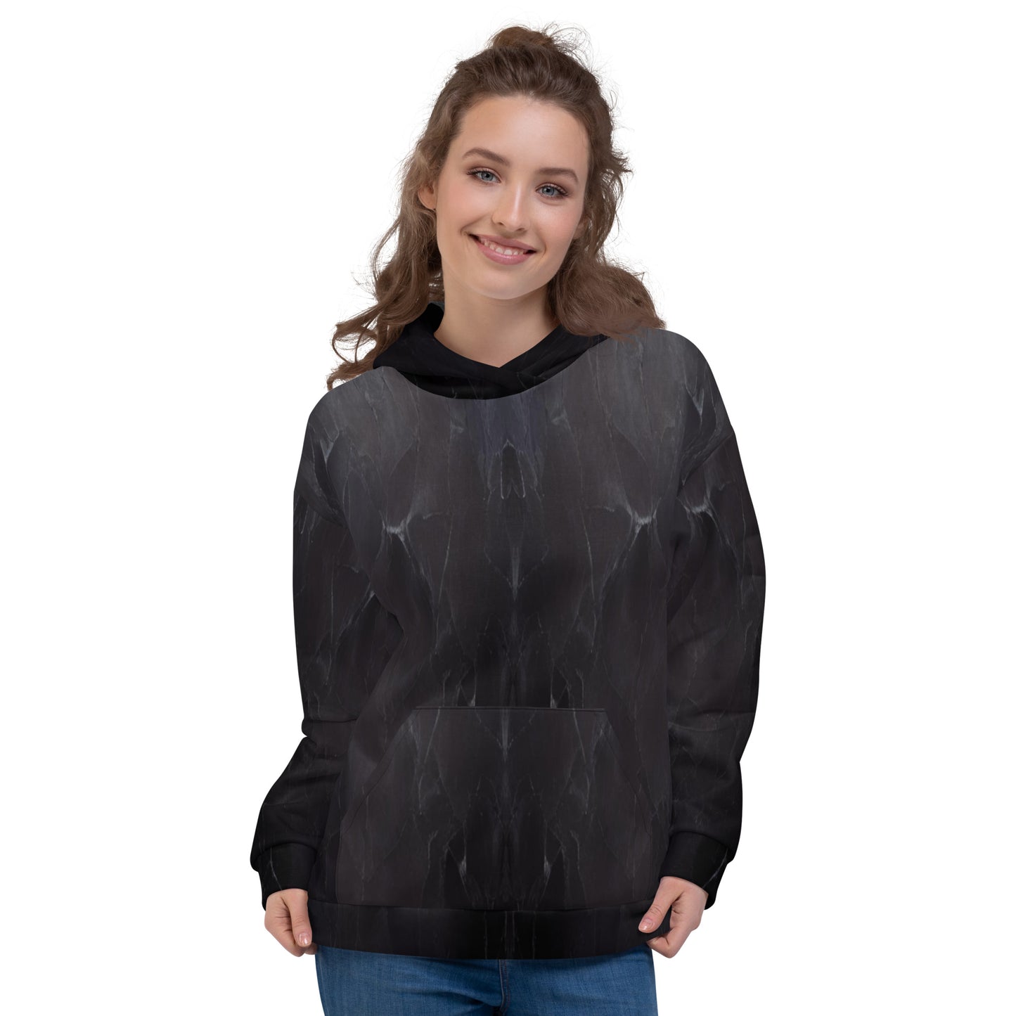 Black Slate Unisex Designer Hoodie
