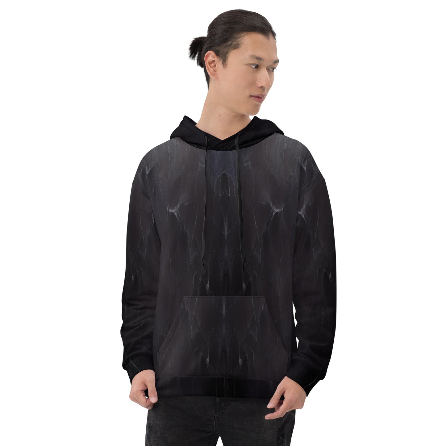 Black Slate Unisex Designer Hoodie