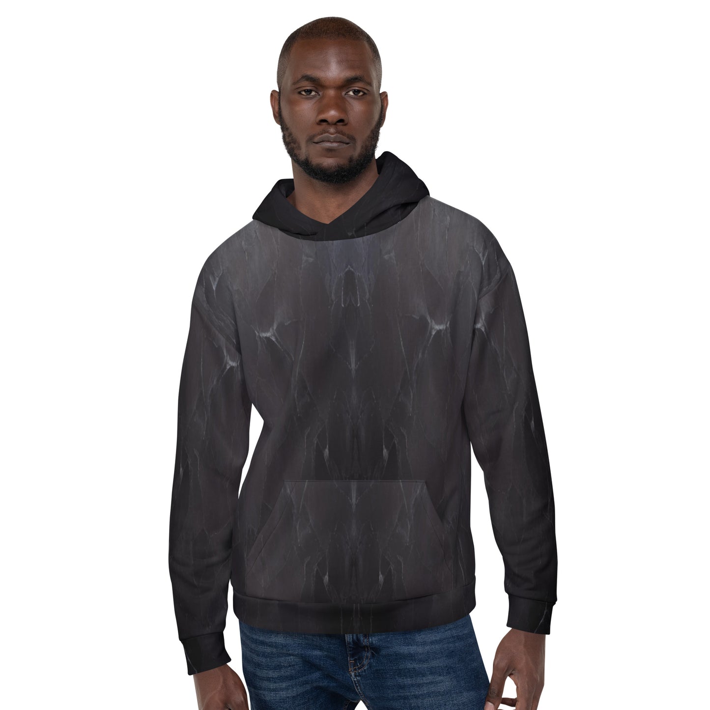 Black Slate Unisex Designer Hoodie