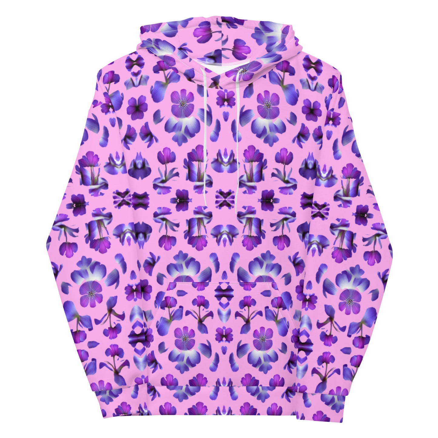 Violets Pattern Unisex Designer Hoodie