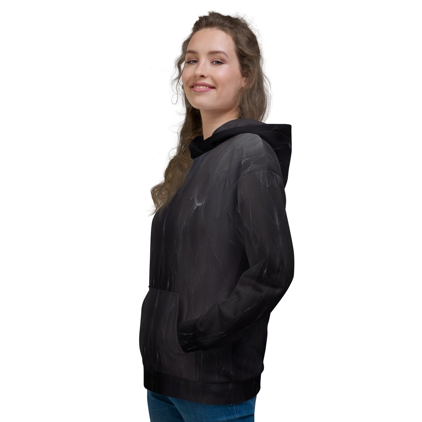 Black Slate Unisex Designer Hoodie
