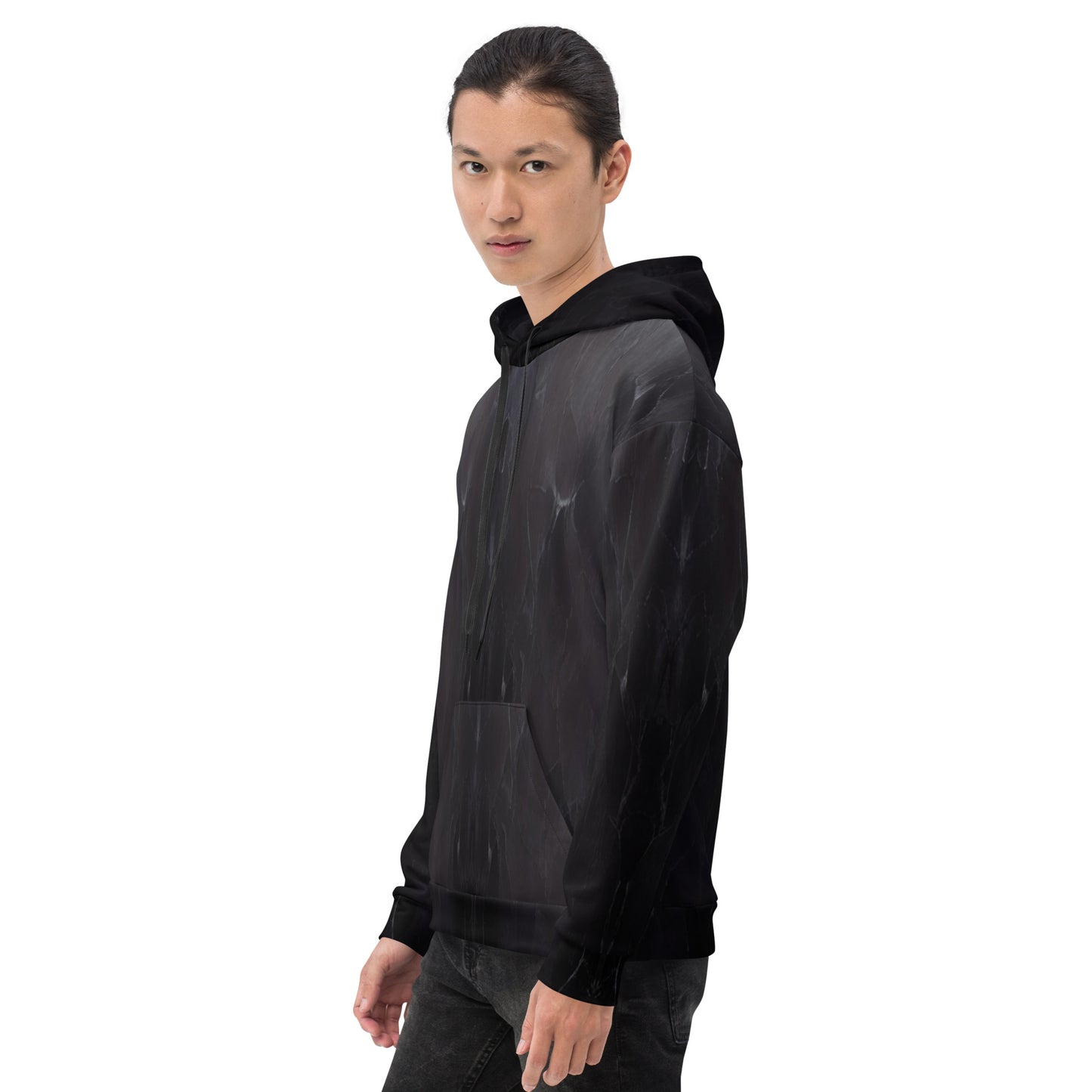 Black Slate Unisex Designer Hoodie