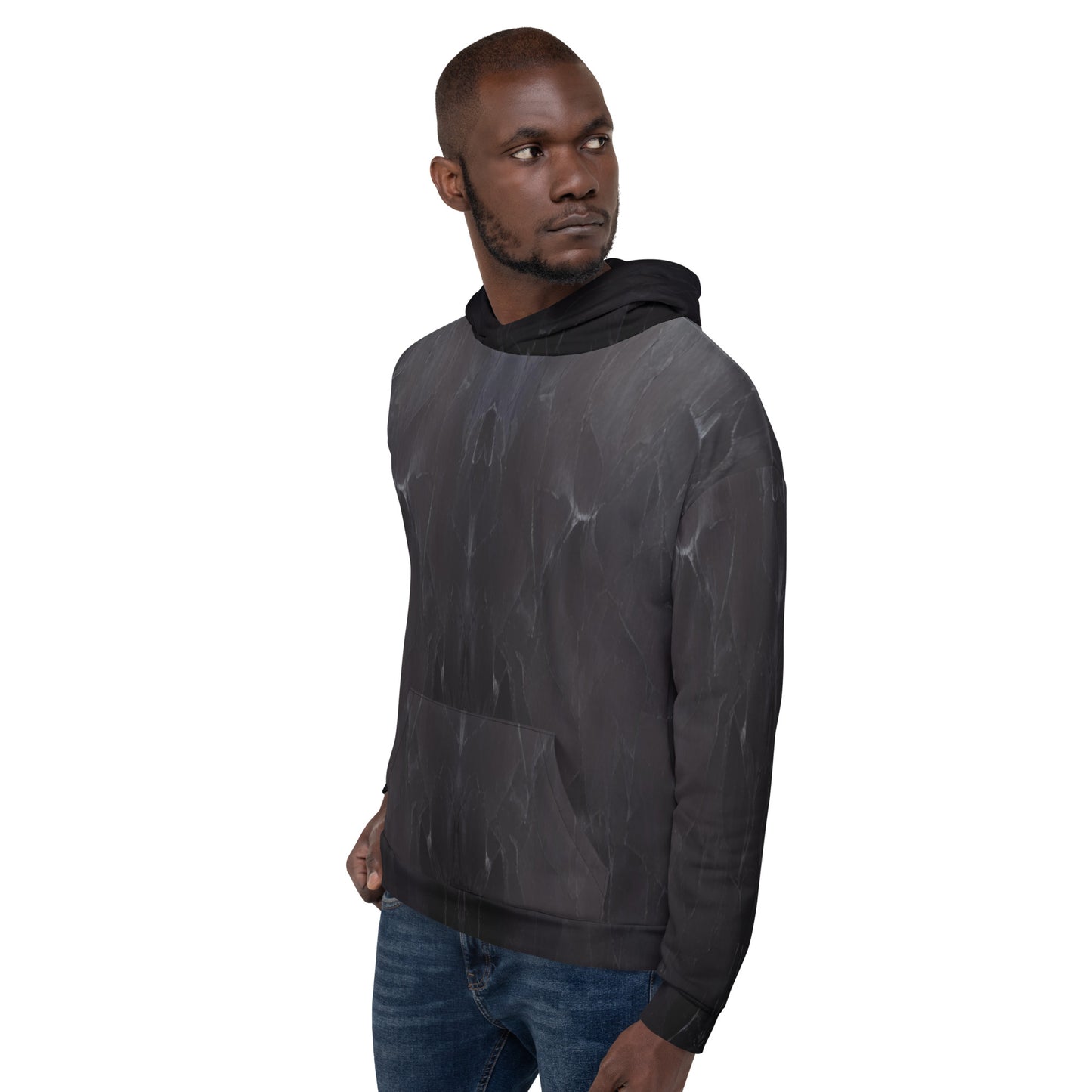 Black Slate Unisex Designer Hoodie