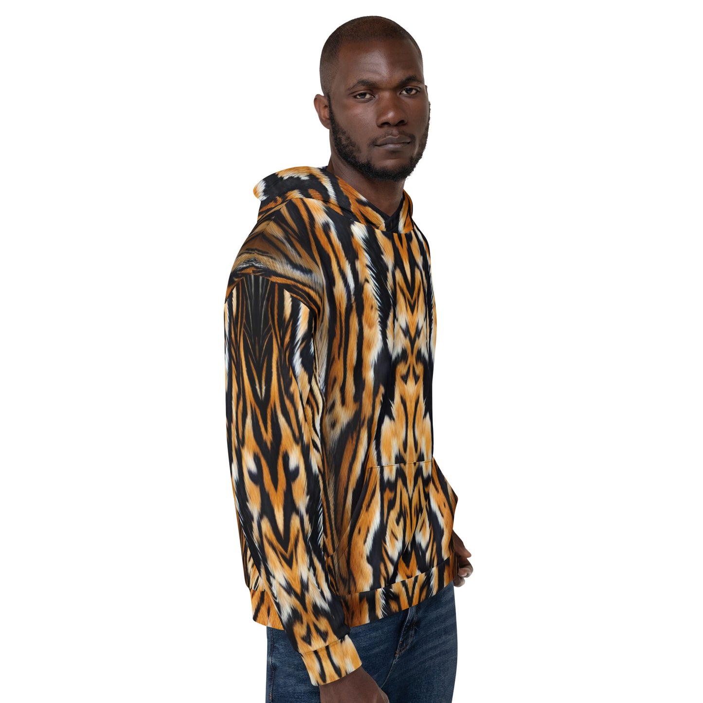 Tiger Fur Unisex Designer Hoodie