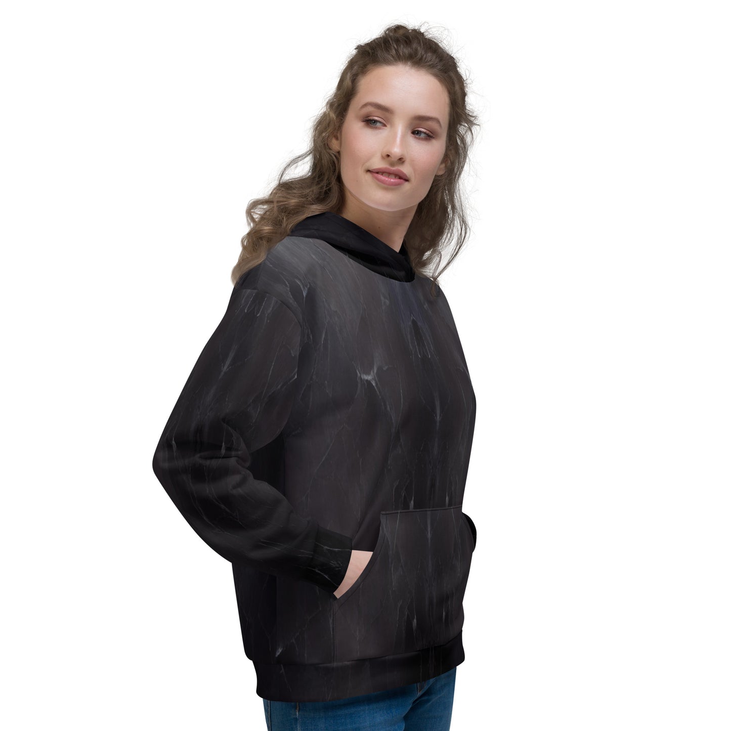 Black Slate Unisex Designer Hoodie