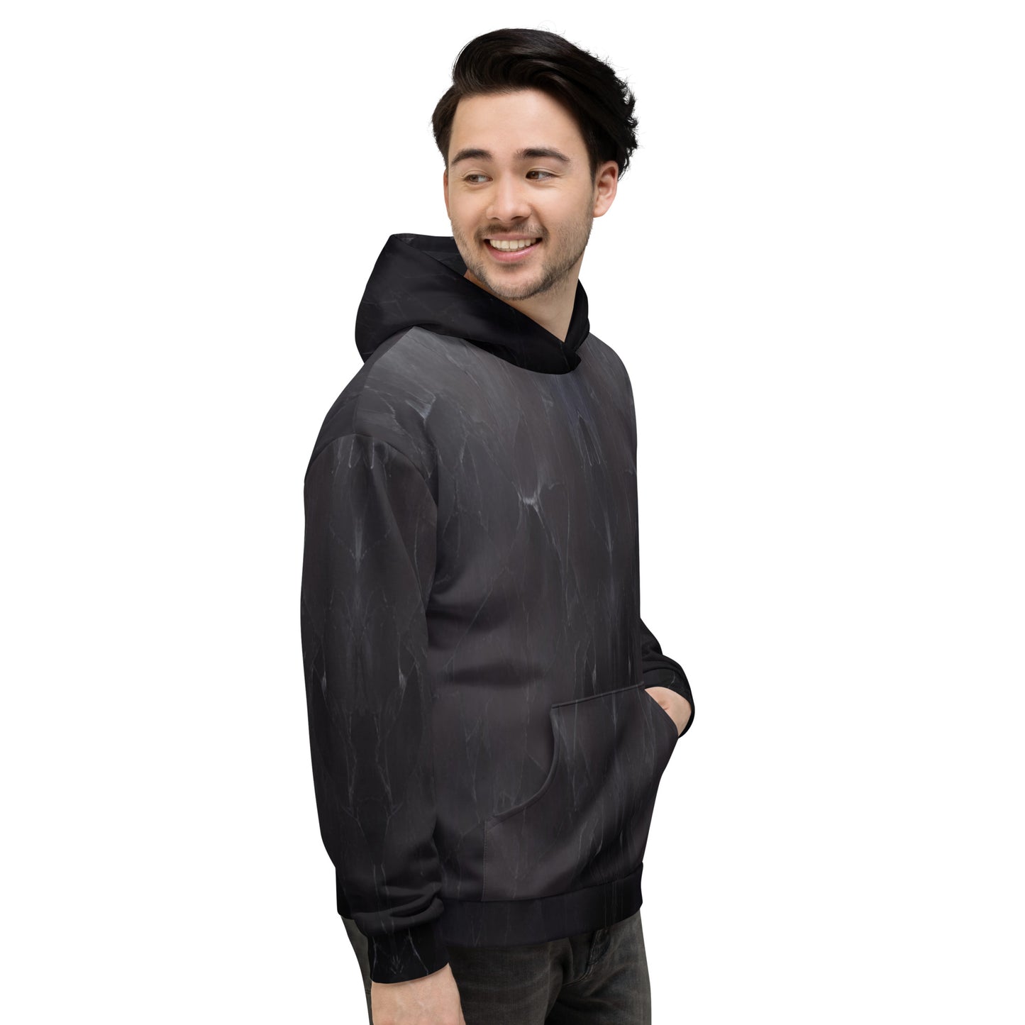 Black Slate Unisex Designer Hoodie