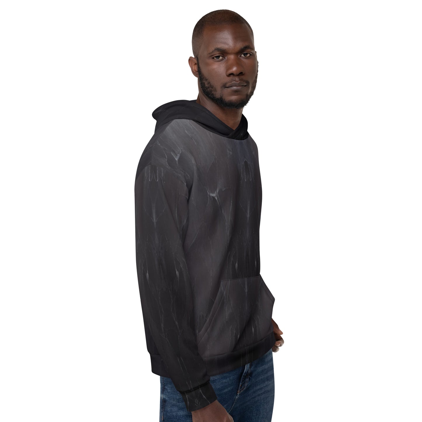 Black Slate Unisex Designer Hoodie