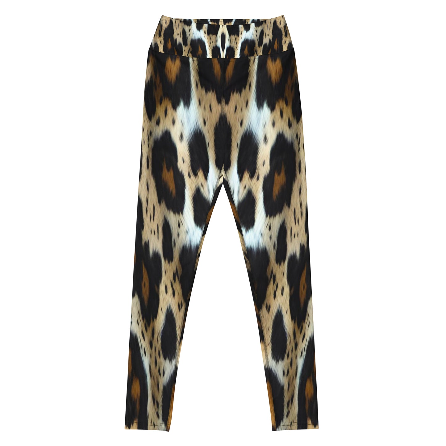 Leopard Print High Waist Yoga Leggings For Women