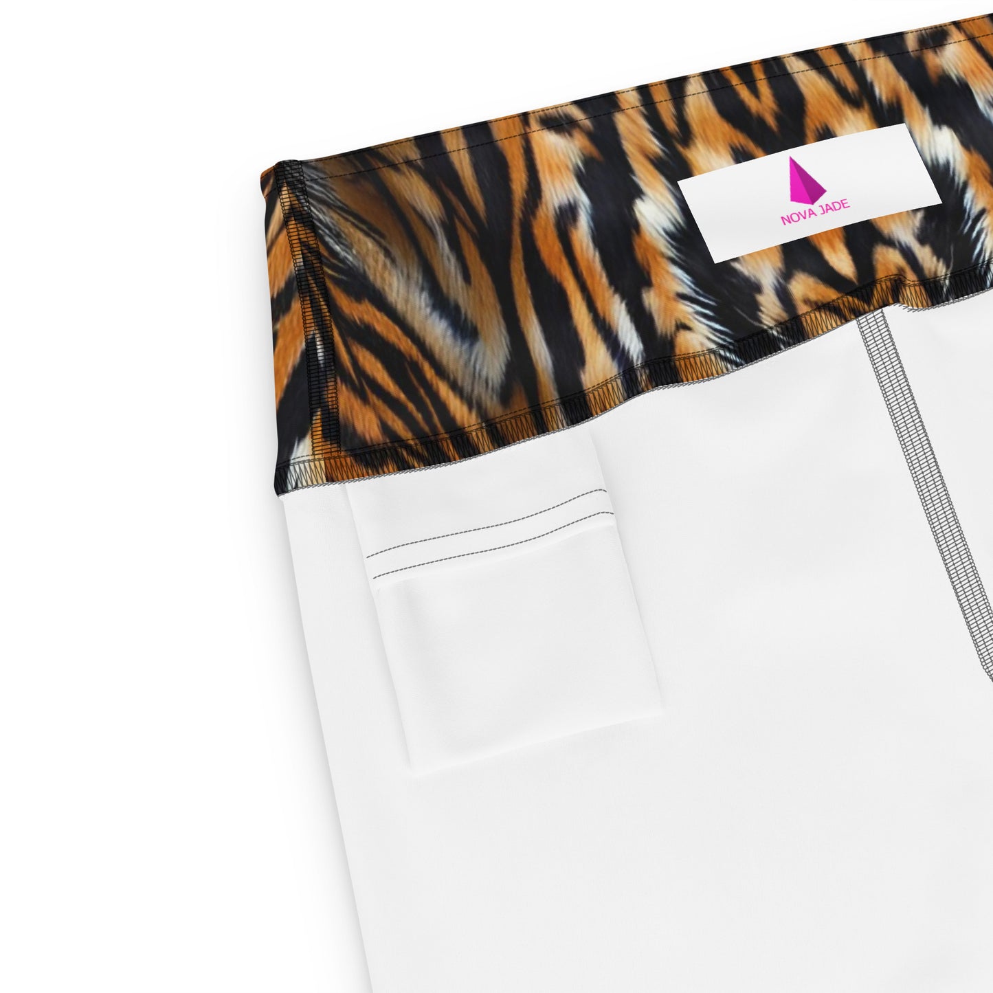 Tiger Fur Print Yoga Leggings For Women