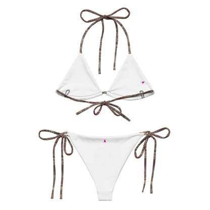 Pink Champagne Custom Printed String Bikini