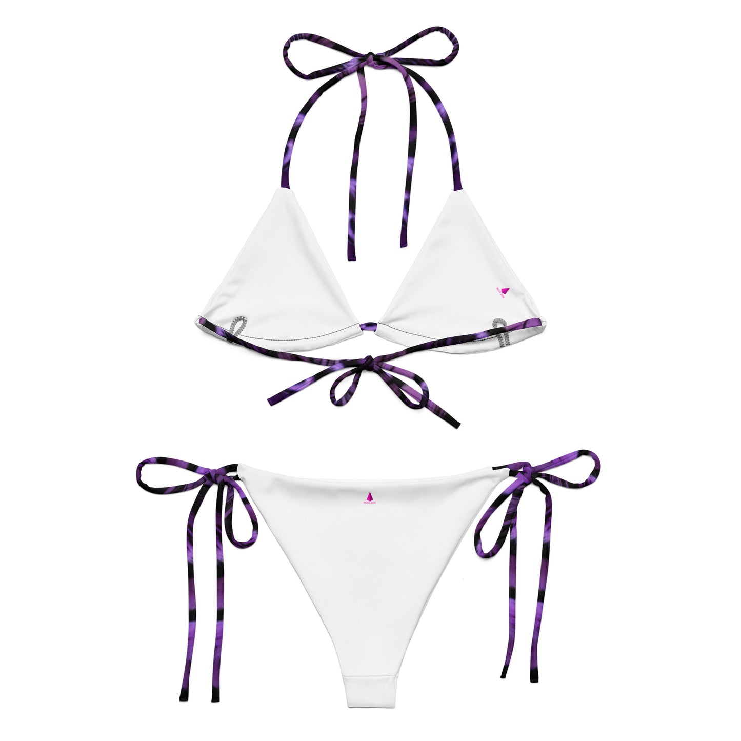 Purple Tiger Custom Print String Bikini