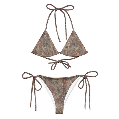 Pink Champagne Custom Printed String Bikini