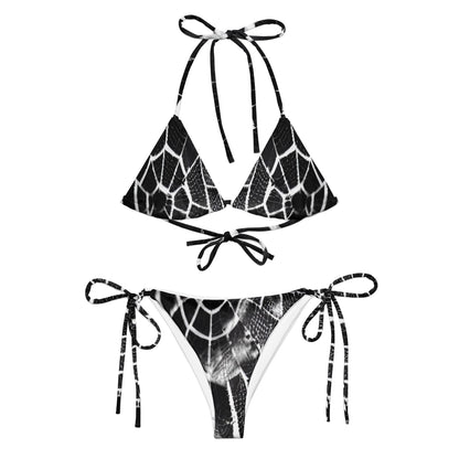Spider Web Custom Print String Bikini