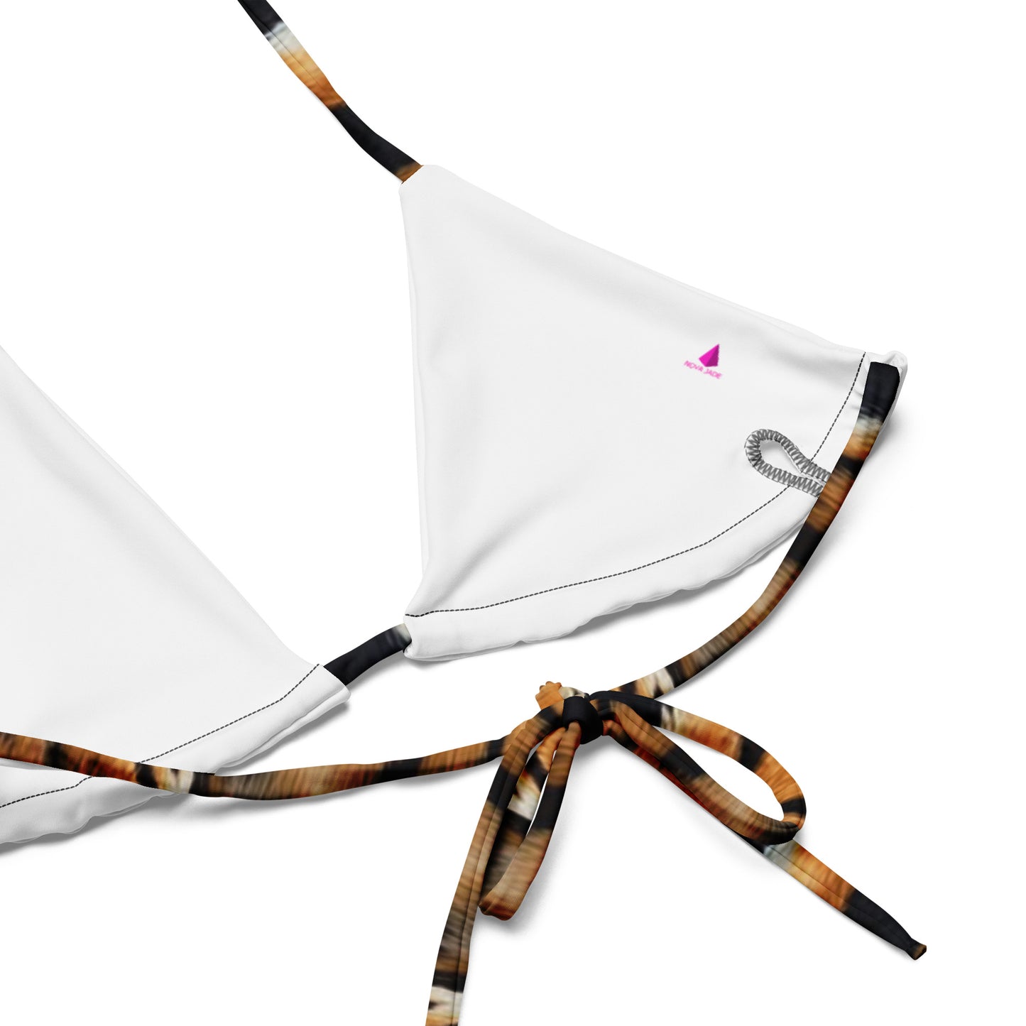 Tiger Fur Custom Print String Bikini