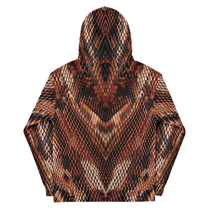Copperhead Snake Unisex Designer Hoodie