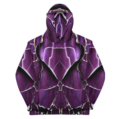 Purple Marble Unisex Designer Hoodie