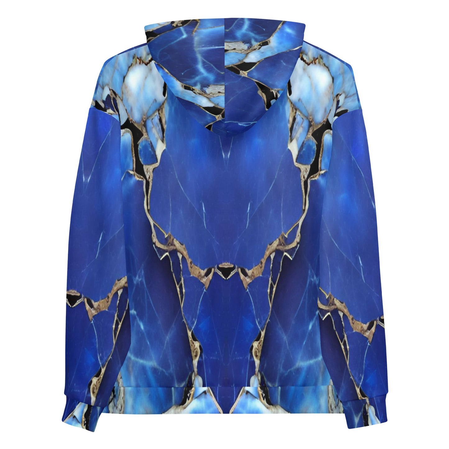 Blue Marble Unisex Designer Hoodie