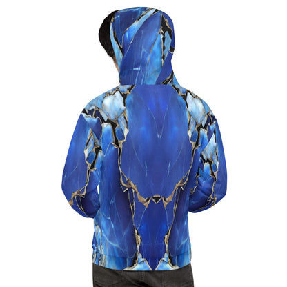 Blue Marble Unisex Designer Hoodie