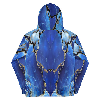 Blue Marble Custom Print Unisex Hoodie