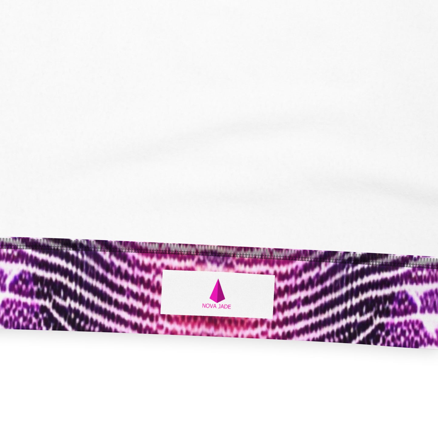 Pink & Purple Shimmering Scales Custom Print Unisex Hoodie