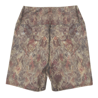 Pink Champagne Custom Printed Yoga Shorts