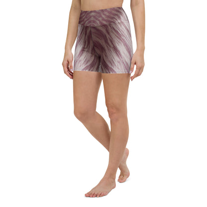 Nova Jade Fur Custom Print Yoga Shorts